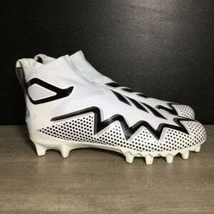 Adidas Freak Ultra 21 Laceless Football Cleats White Black GZ0450 Men's Size 12